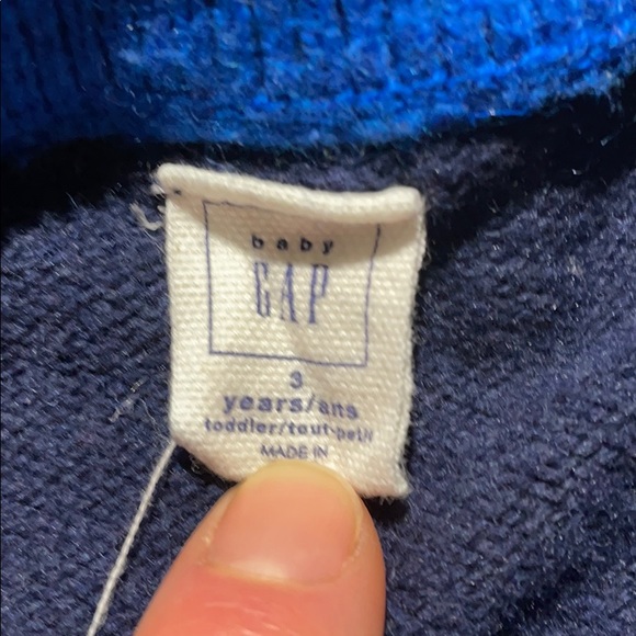 Boys Gap Rainbow Knit Crewneck Sweater Sz 3 - Picture 3 of 4